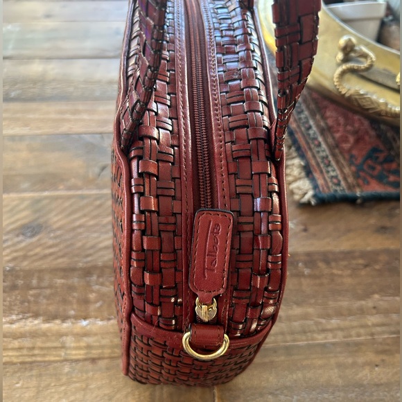 Talbot's Leather Brown Weave Purse Bag - Woven - Picture 2 of 7